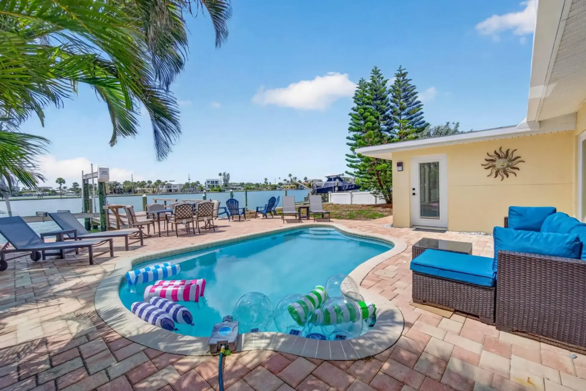 Beautifully Remodeled Waterfront House with Pool & Dock!